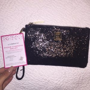 BRAND NEW sparkly black evening bag